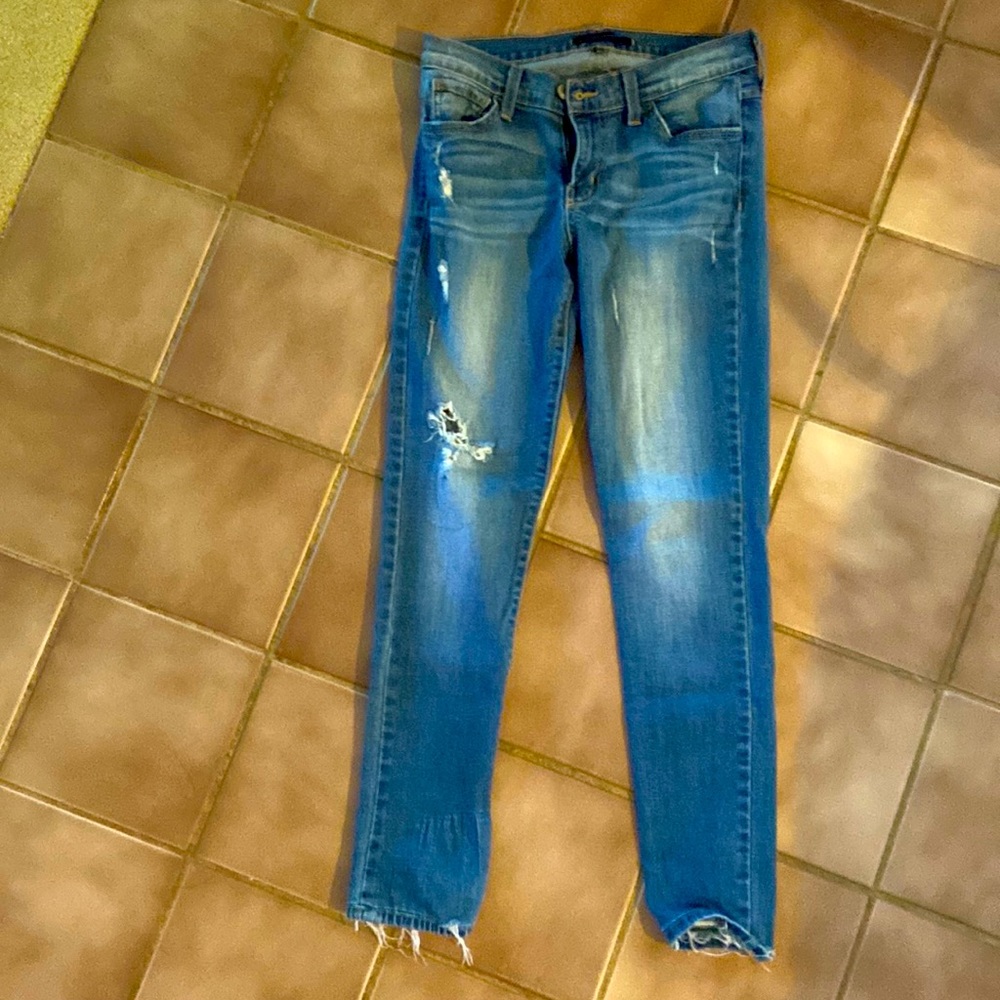 Good used jeans. Flying monkey brand. Very comfy with stretchy feel.